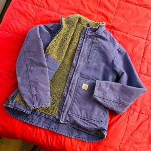 CARHARTT canyon grape Sherpa jacket